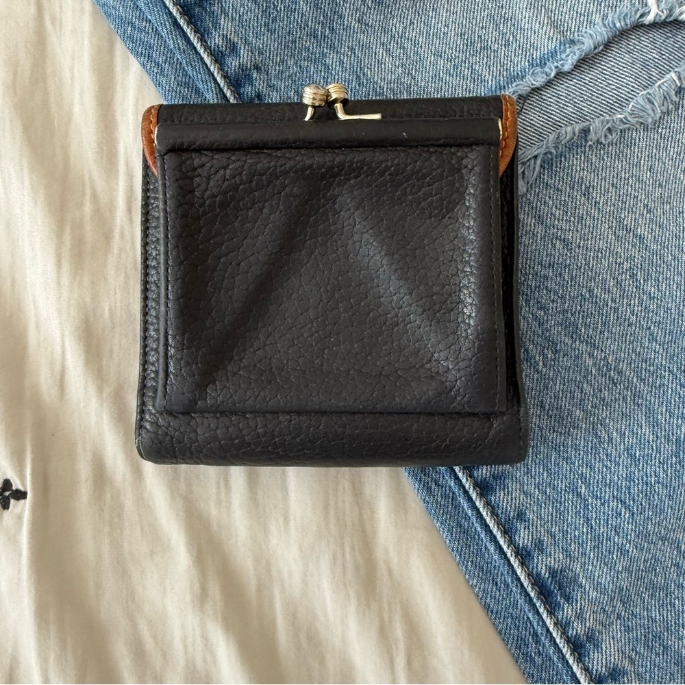 Dooney & Bourke Black and‎ Brown Leather Wallet - Picture 2 of 6